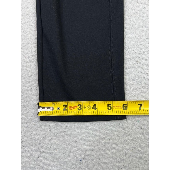 Eddie Bauer Pants Womens 10 Black Stretch Ponte Skinny Ankle 5-Pocket Casual - Picture 12 of 13
